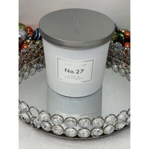 Huntington Home No. 27 Candle Plum & Patchouli - White - 11.6 Oz